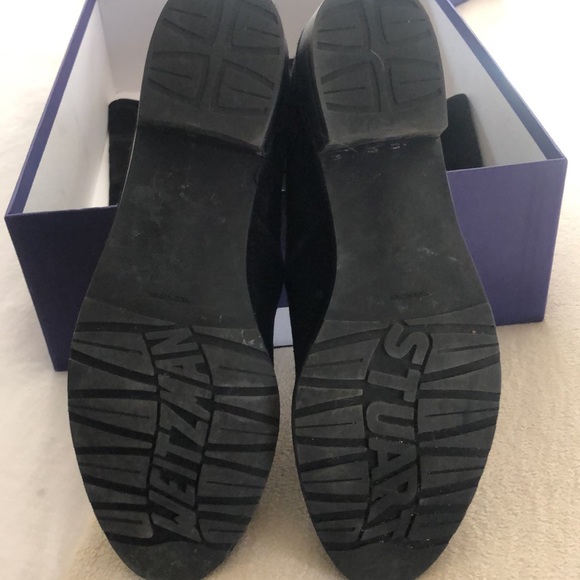 Stuart Weitzman Black Suede Over-the-Knee boots - Picture 4 of 5